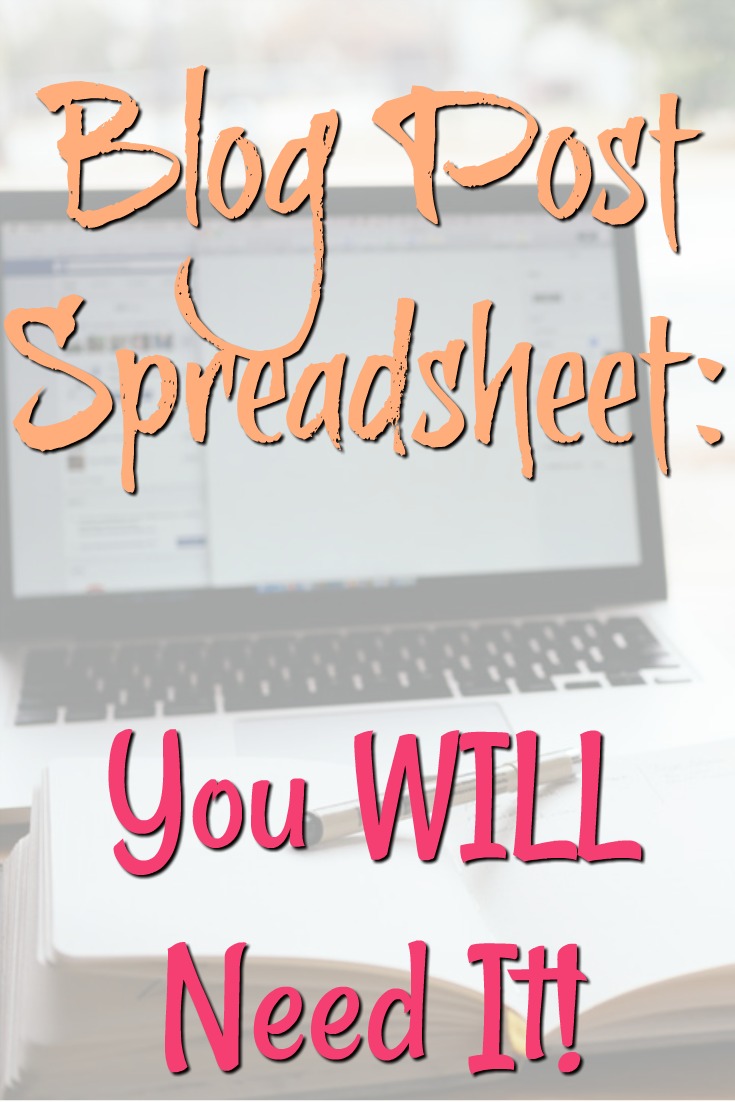 How To Make A Blog Post Spreadsheet. Whether you've been blogging 15 years or 15 days, it's a must! Here's some steps & things to think about to get started.