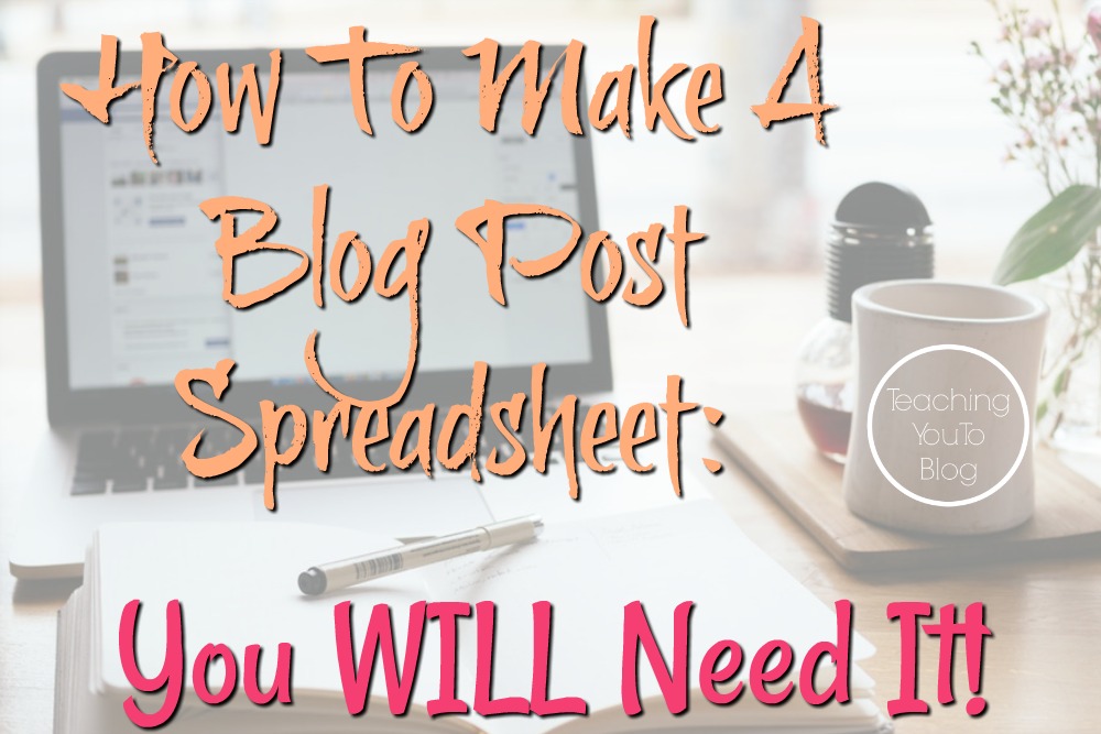 How To Make A blog Post Spreadsheet hero
